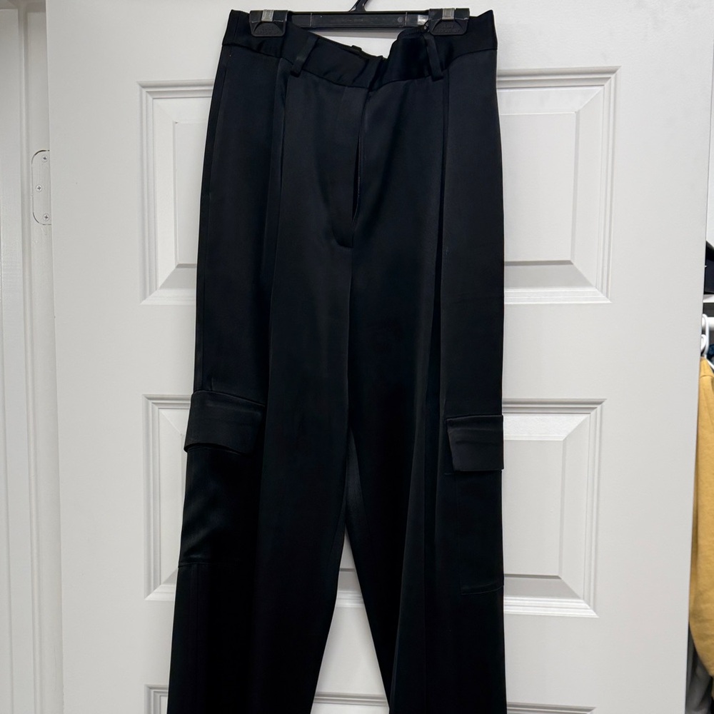 Aritzia Classic Black Silky Women's Trousers